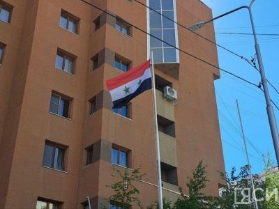 В Деревне спортсменов подняли флаг Сирии в честь приезда сборной в Якутск