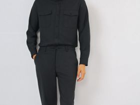 Брюки из смесовой шерсти, Серый