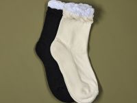 Носки Cozy Home, черный/бежевый