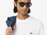 Мужская хлопковая футболка Lacoste с коротким рукавом