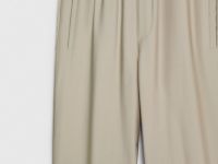 Широкие брюки из вискозы, Бежевый