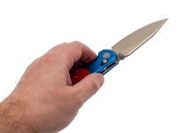 Складной нож Trivisa Hornet-08L, сталь 14C28N, рукоять алюминий/G10