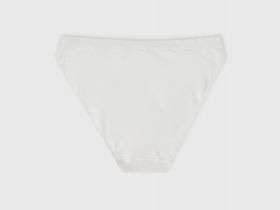 Базовые бесшовные трусы-брифы, Белый