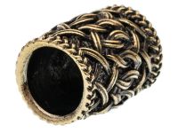 Бусина "Кельт", латунь, 1 шт