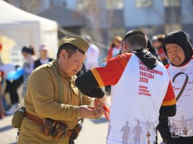 В Якутске состоялся забег наследников Победы «Помним! Гордимся! Благодарим!»