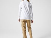 Женская приталенная рубашка-поло Lacoste Slim Fit из эластичного хлопка