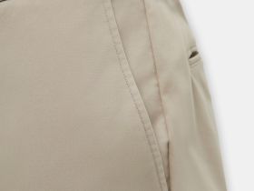 Брюки из хлопка полуприлегающего силуэта