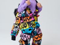 Комбинезон текстильный с полиуретановым покрытием для девочек