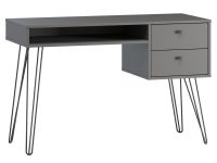 Письменный стол Крейн-2 120x50 Графитовый/Черный
