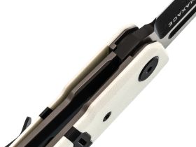 Складной нож Maxace Capsule-2, сталь 10CR15COMOV, рукоять G10, белый