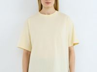 Футболка оверсайз из хлопка, Желтый