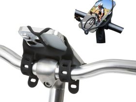 Универсальный держатель смартфона на руль Bone Bike Tie 4 Pro MAX 4.7"-7.2" (черный)