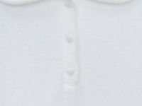 Джемпер из пушистой пряжи с коротким рукавом, Белый