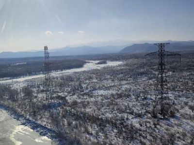Энергетики «Россетей» обследовали 10 тыс. км ЛЭП Дальнего Востока с помощью вертолетов