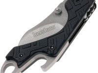 Складной нож Kershaw Cinder Keychain 1025X, сталь 3Cr13, карманный мини-нож, рукоять GFN термопластик, чёрный