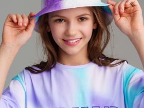 Панама текстильная для девочек