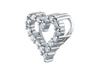 Подвеска из белого золота с бриллиантами э4701пд11200102