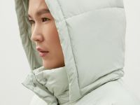 Стеганое пуховое пальто