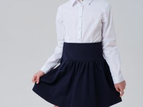 Юбка трикотажная для девочек