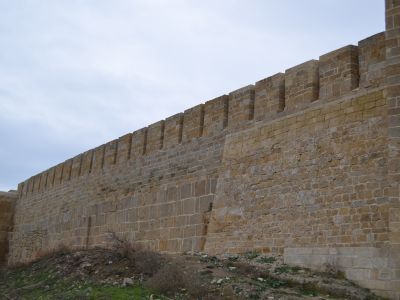 Прясло стены между башней № 8 и башней № 9