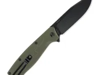 Складной нож SRM 221X-GP blackwash сталь 14C28N, рукоять OD Green G10