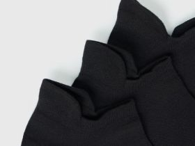 Короткие носки для фитнеса, 3 пары, Черный