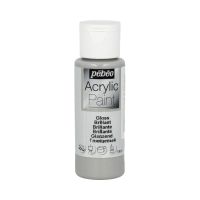 Акрил для декора Pebeo "Acrylic Paint" 59 мл, глянцевый, серая сталь