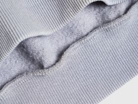 Свитшот с объёмным принтом для девочек, Серый