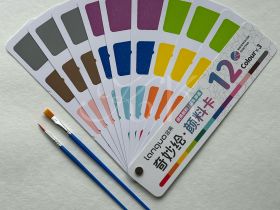 Набор акварели Languo 12 цв + 2 кисти