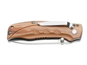 Складной нож Boker Magnum Hunter, сталь 440B, рукоять дерево пакка