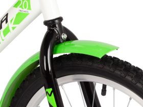 Детский велосипед Novatrack YT Forest 20, год 2025, цвет Белый-Зеленый