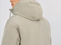 Утеплённая куртка с капюшоном, Бежевый