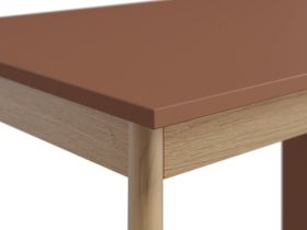 Стол Торвалль-1 120x52 Терракотовый/Натуральный