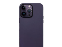 Чехол-накладка Kzdoo Mag Noble Collection MagSafe для Apple iPhone 14 Pro искусcтвенная кожа (карбоновый фиолетовый)