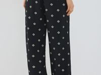 Широкие брюки, Черный