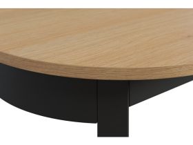 Кухонный стол Харрел 80x80 Дуб Барбера/Черный