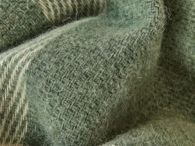 Плед Striscia calda, зеленый