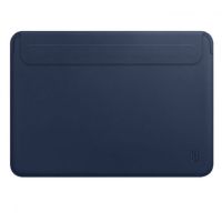 Чехол для ноутбука WIWU Skin Pro II PU Leather Sleeve для Apple MacBook Neo/Air 13.6" (темно-синий)