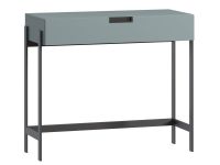 Консоль Лигес 93x40 Серо-зеленый/Черный