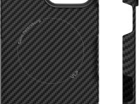 Клип-кейс VLP Kevlar Case для Apple iPhone 16 Pro с MagSafe чёрный