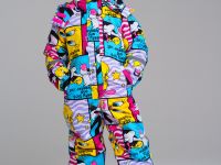 Комбинезон текстильный с полиуретановым покрытием для девочек