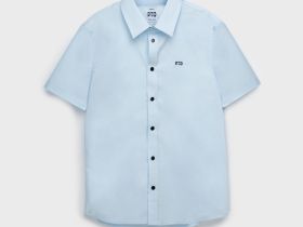 Рубашка текстильная для мальчиков (slim fit)