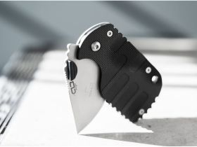 Складной нож Boker Subcom 2.0 Black, сталь D2, рукоять zytel/сталь