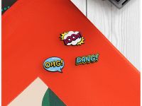 Набор деревянных значков MESHU "Cool", прямая УФ-печать, 3шт.