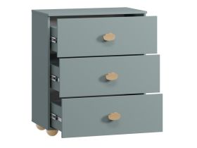 Комод детский Тесси 75x87 Серо-зеленый