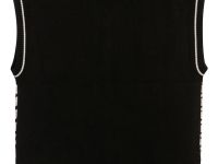 Жаккардовый жилет для девочки