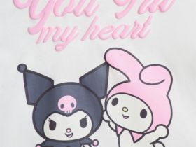 Футболка с принтом для девочек, Белый