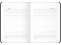 Ежедневник недатированный, кожзам OfficeSpace "Elastic band" A5 136 л