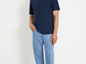 Футболка из хлопка свободного силуэта