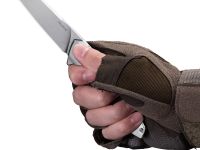 Нож складной Ruike P831S-SA, сталь 14C28N, рукоять сталь, серый